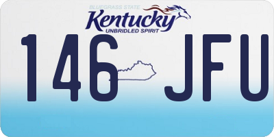 KY license plate 146JFU
