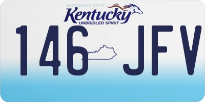 KY license plate 146JFV