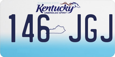KY license plate 146JGJ