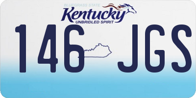 KY license plate 146JGS