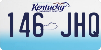 KY license plate 146JHQ