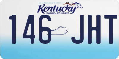 KY license plate 146JHT