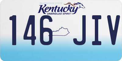 KY license plate 146JIV