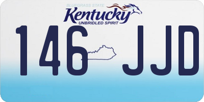 KY license plate 146JJD