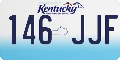 KY license plate 146JJF