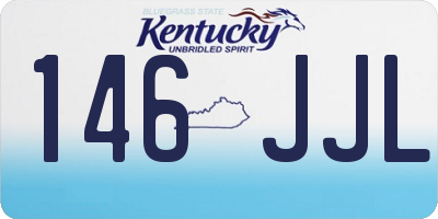 KY license plate 146JJL