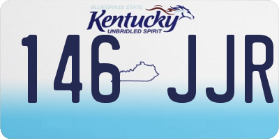 KY license plate 146JJR