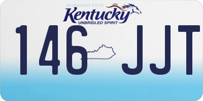 KY license plate 146JJT