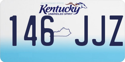 KY license plate 146JJZ