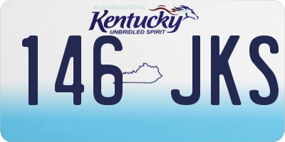 KY license plate 146JKS