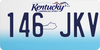 KY license plate 146JKV
