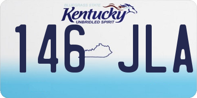 KY license plate 146JLA