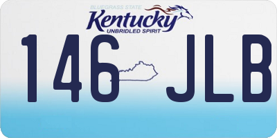 KY license plate 146JLB