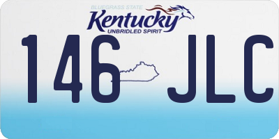 KY license plate 146JLC