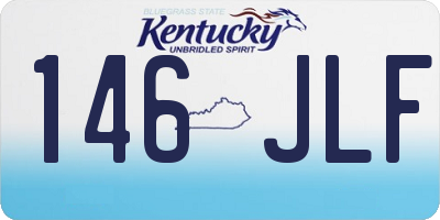 KY license plate 146JLF