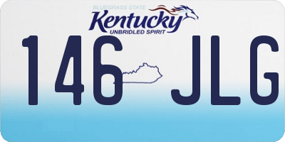 KY license plate 146JLG