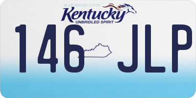 KY license plate 146JLP