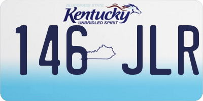 KY license plate 146JLR