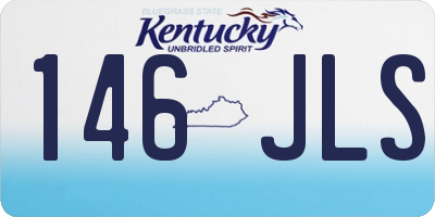 KY license plate 146JLS