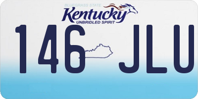 KY license plate 146JLU