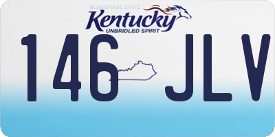 KY license plate 146JLV