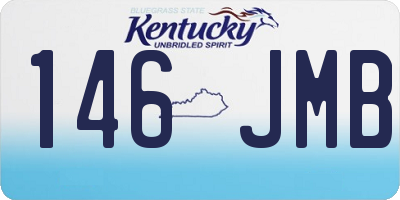 KY license plate 146JMB