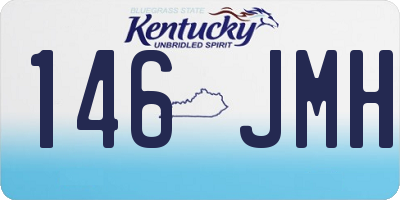 KY license plate 146JMH