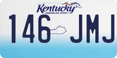 KY license plate 146JMJ