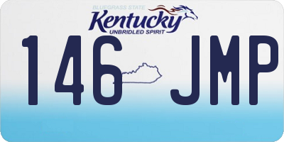 KY license plate 146JMP