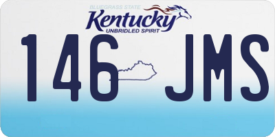 KY license plate 146JMS