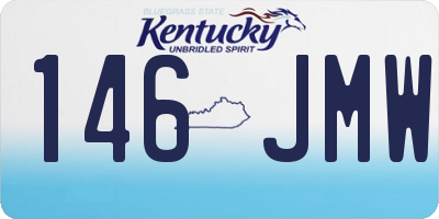 KY license plate 146JMW