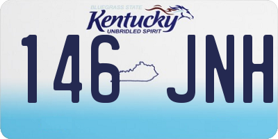KY license plate 146JNH