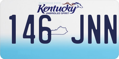 KY license plate 146JNN