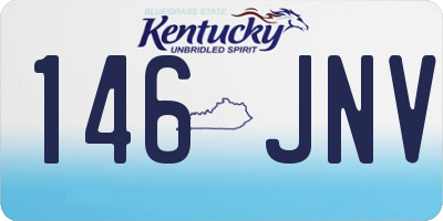 KY license plate 146JNV