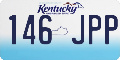 KY license plate 146JPP