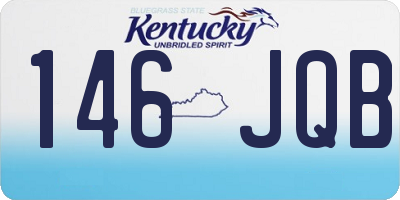 KY license plate 146JQB