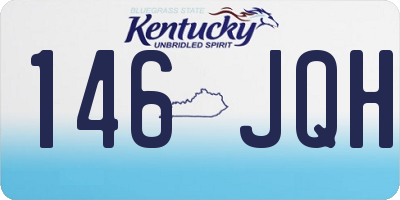 KY license plate 146JQH