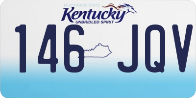 KY license plate 146JQV