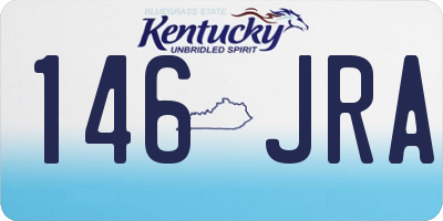 KY license plate 146JRA