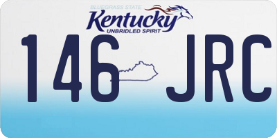 KY license plate 146JRC