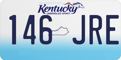 KY license plate 146JRE