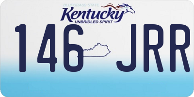 KY license plate 146JRR
