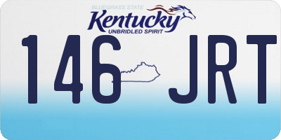 KY license plate 146JRT