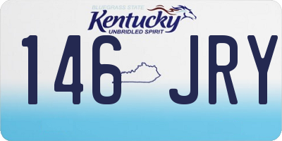 KY license plate 146JRY