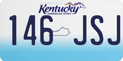 KY license plate 146JSJ