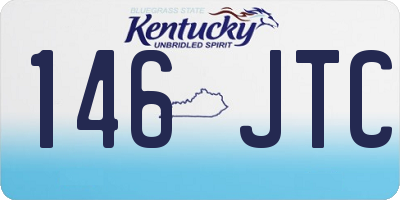 KY license plate 146JTC