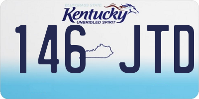 KY license plate 146JTD