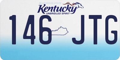 KY license plate 146JTG