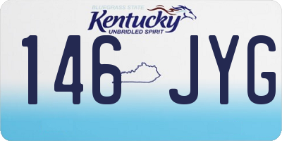 KY license plate 146JYG