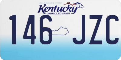 KY license plate 146JZC